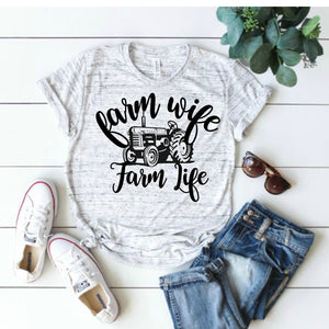 Farmers wife t-shirt